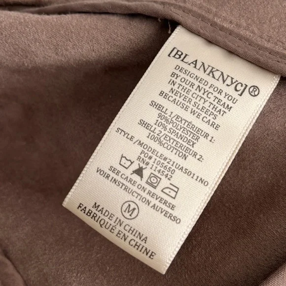 BLANKNYC Faux Suede Moto Jacket - Picture 4 of 5